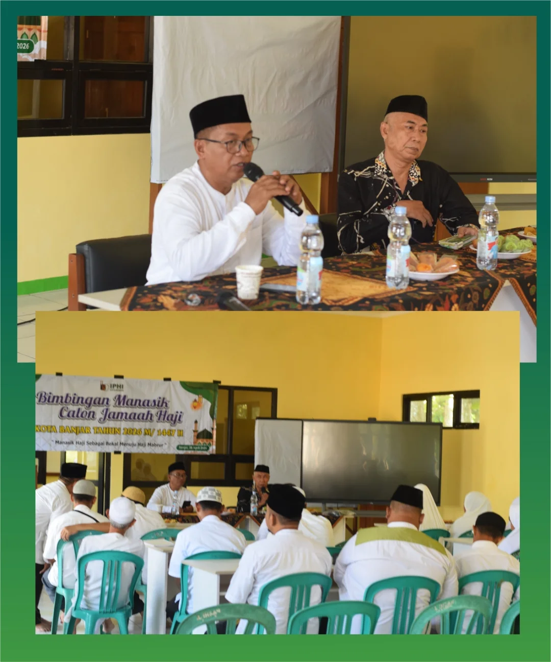 Manasik terakhir jemaah haji kota Banjar KBIHU AL IHSAN tahun 2026.Materi meliputi 1. Kemabrura (1)