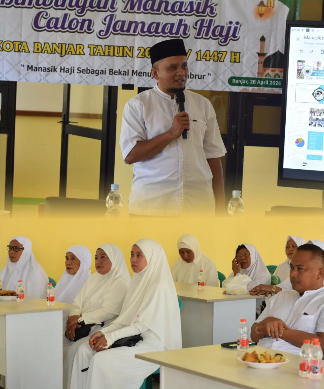 Manasik terakhir jemaah haji kota Banjar KBIHU AL IHSAN tahun 2026.Materi meliputi 1. Kemabrura (2)